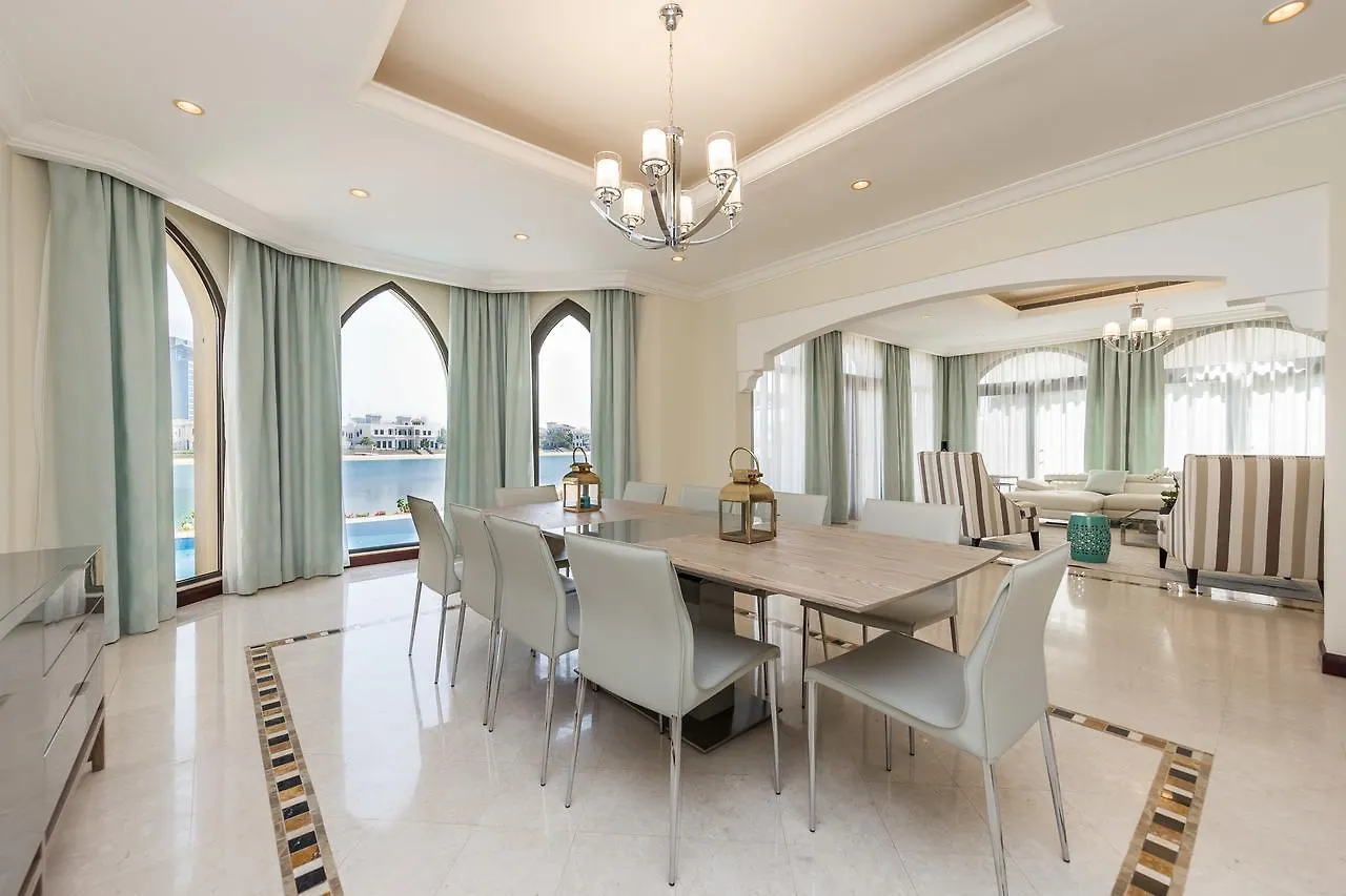 Charming 6Br Villa With Private Pool On Palm Jumeirah Дубай ОАЭ